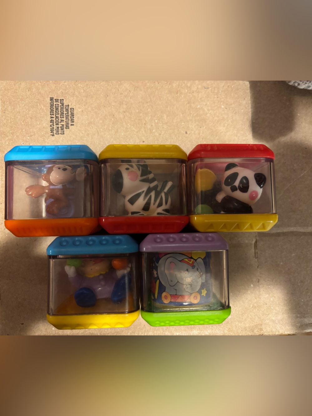 Fisher-Price Peek-a-Blocks circus themed